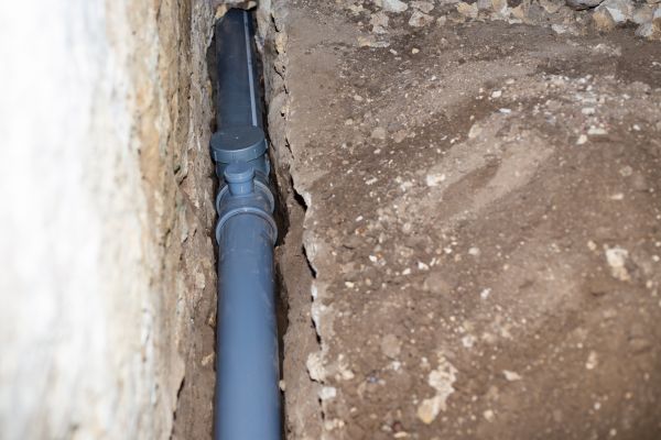 Drain Line Installation in Bainbridge Island