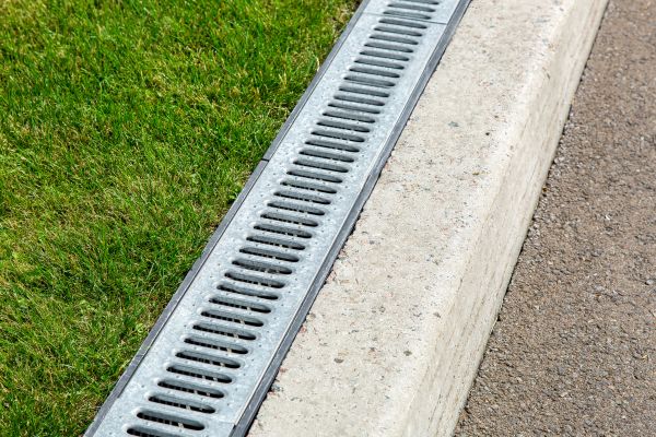 Courtyard Drain Installation in Bainbridge Island